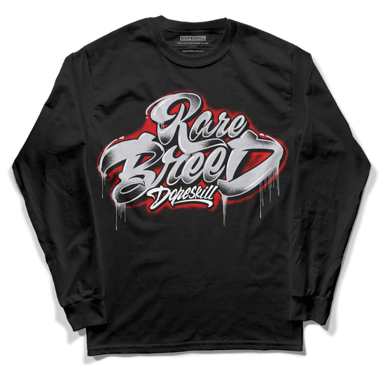 Jordan 2 Retro "Black Cement" DopeSkill Long Sleeve T-Shirt Rare Breed Type Graphic Streetwear - Black