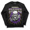 Jordan 12 “Field Purple” DopeSkill Long Sleeve T-Shirt Trapped Halloween Graphic Streetwear - Black