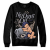 Jordan 4 Retro Frozen Moments DopeSkill Sweatshirt New No Days Off Graphic Streetwear - Black