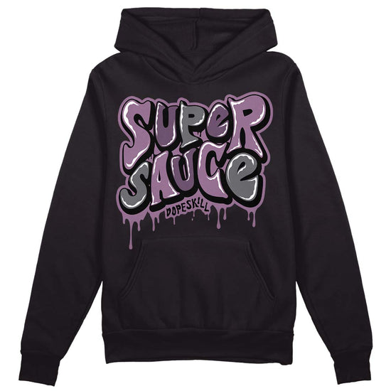 Jordan 2 “Mauve/Off-Noir” DopeSkill Hoodie Sweatshirt Super Sauce Graphic Streetwear - Black