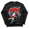 Jordan 1 Low OG “Shadow” DopeSkill Long Sleeve T-Shirt Nevermind Graphic Streetwear - Black