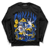 Jordan 14 “Laney” DopeSkill Long Sleeve T-Shirt Chillin Graphic Streetwear - Black