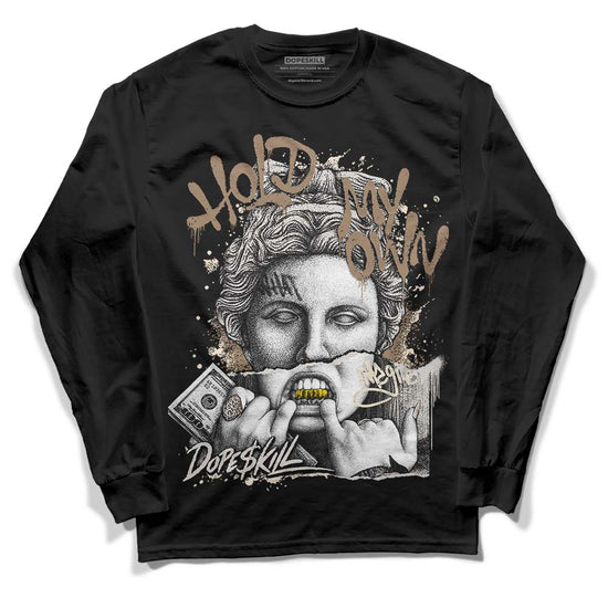 Jordan 5 SE “Sail” DopeSkill Long Sleeve T-Shirt Hold My Own Graphic Streetwear - Black