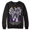 Jordan 12 “Field Purple” DopeSkill Sweatshirt Angels Graphic Streetwear - Black