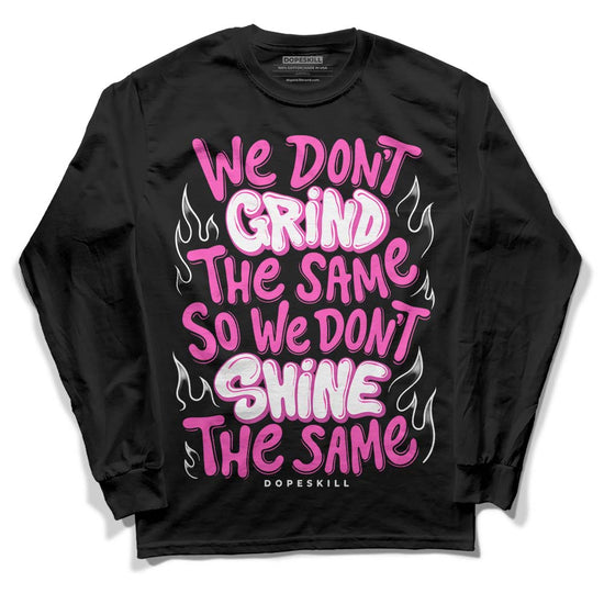 Jordan 4 GS “Hyper Violet” DopeSkill Long Sleeve T-Shirt Grind Shine Graphic Streetwear - Black