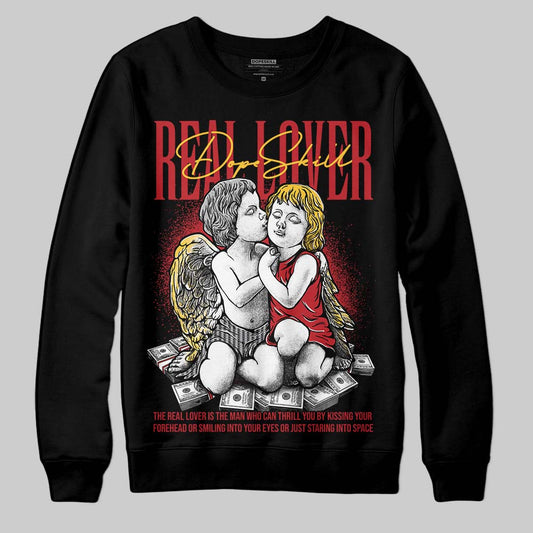 Jordan 14 Retro Ferrari (2025) DopeSkill Sweatshirt Real Lover Graphic Streetwear - Black
