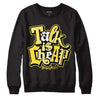 Jordan 11 Low 'Yellow Snakeskin' DopeSkill Sweatshirt Talk Is Chip Graphic Streetwear - Black