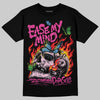 Pink Sneakers DopeSkill T-Shirt Ease My Mind Graphic Streetwear - Black