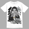 Jordan 1 Retro Low OG Black Cement DopeSkill T-Shirt NPC Graphic Streetwear - White 