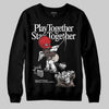 Adidas Samba OG White Black Clear Granite DopeSkill Sweatshirt Play together, Stay together Graphic Streetwear - Black