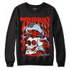 Jordan 6 Retro Toro Bravo DopeSkill Sweatshirt Trippin Graphic Streetwear - Black