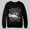 A Ma Maniére x Air Jordan 5 “Violet Ore” DopeSkill Sweatshirt Trust No One Graphic Streetwear - Black