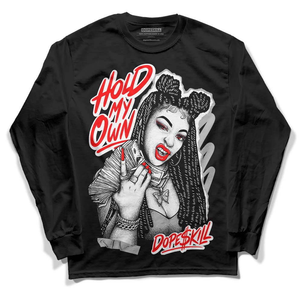 Black and White Sneakers DopeSkill Long Sleeve T-Shirt New H.M.O Graphic Streetwear - Black