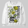 Jordan 13 Retro Bright Cactus DopeSkill Sweatshirt Side Hustle Graphic Streetwear - White