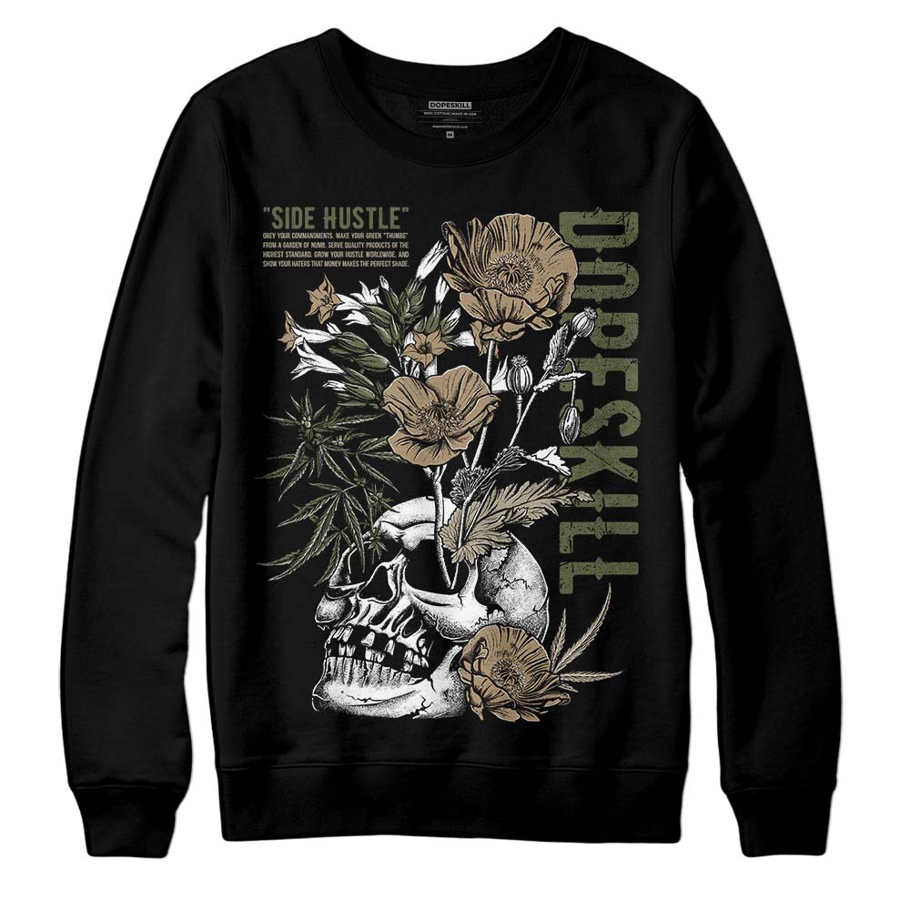 Air Max 90 Ballistic Neutral Olive DopeSkill Sweatshirt Side Hustle Graphic Streetwear - Black