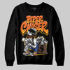 Orange, Black and White Sneakers DopeSkill Sweatshirt Paper Chaser Boy Graphic Streetwear - Black
