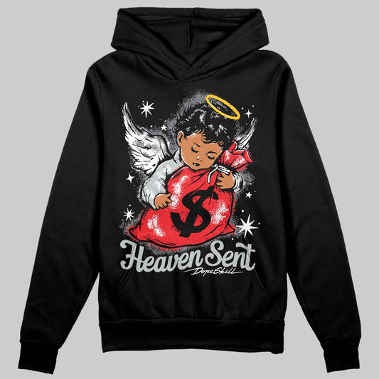 Jordan 4 “Fear” DopeSkill Hoodie Sweatshirt Heaven Sent Graphic Streetwear - Black