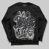 Jordan 3 Retro Black Cat DopeSkill Long Sleeve T-Shirt No Days Off Graphic Streetwear - Black