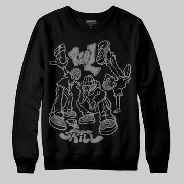 Jordan 10 Retro Shadow (2025) DopeSkill Sweatshirt Real Y2K Players Graphic Streetwear - Black
