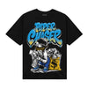 Royal Blue Sneakers DopeSkill T-Shirt Paper Chaser Boy Graphic Streetwear - Black