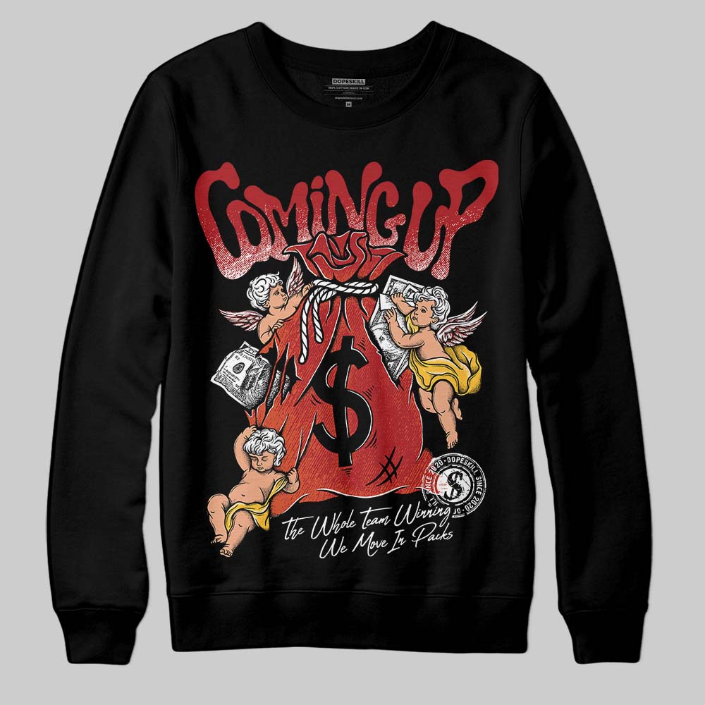 Nigel Sylvester x Air Jordan 4 ‘Brick by Brick’ DopeSkill Sweatshirt Money Bag Coming Up Graphic Streetwear - Black