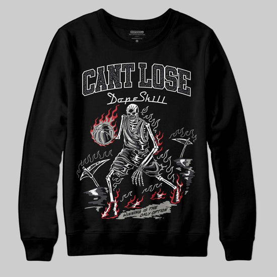Jordan 3 Retro Black Cat DopeSkill Sweatshirt Cant Lose Graphic Streetwear - Black