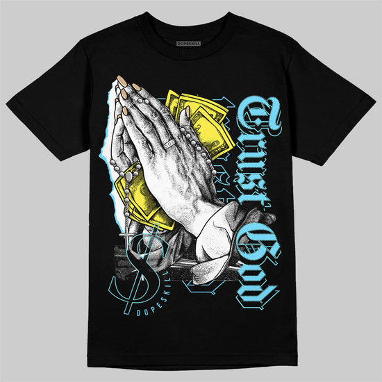 Dunk Low Pro SB Homer DopeSkill T-Shirt Trust God Graphic Streetwear - Black