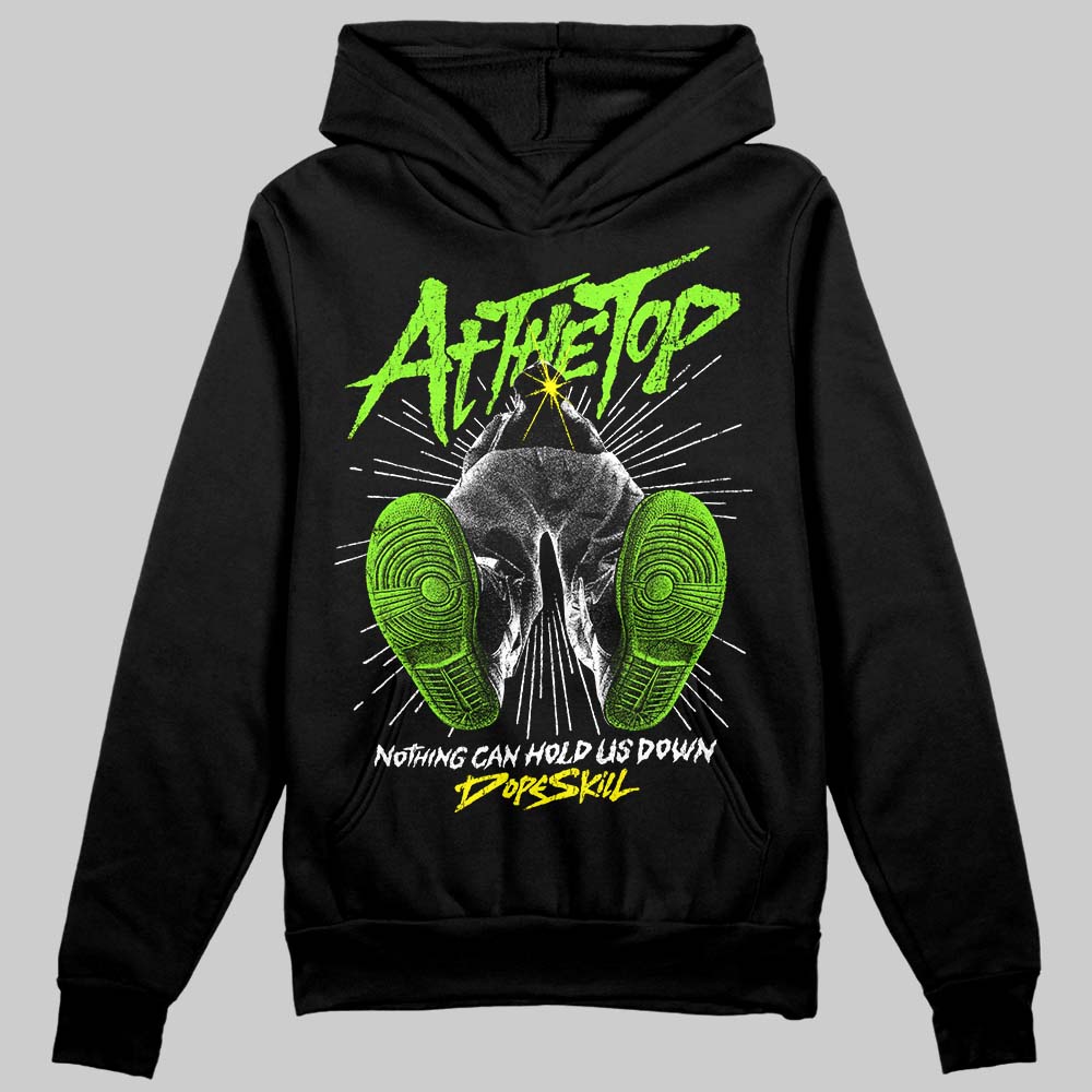 Neon Green Sneakers DopeSkill Hoodie Nothing Can Hold US Down Graphic Streetwear - Black