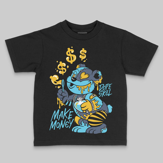 Jordan 11 Retro Gamma Blue (2025) DopeSkill Toddler Kids T-shirt Make Money Graphic Streetwear - Black