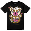 Dunk Low Just Do It “Bronzine/Playful Pink” DopeSkill T-Shirt New Double Bear Graphic Streetwear - Black