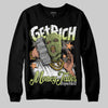 Jordan 5 “Luminous Green” DopeSkill Sweatshirt Get Rich Graphic Streetwear - Black
