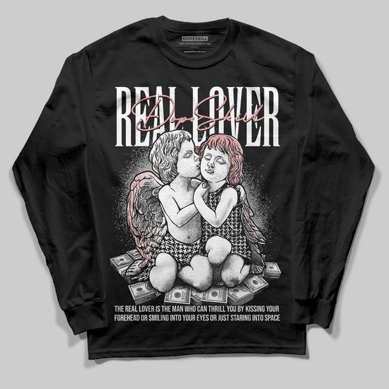Harris Tweed x Wmns Dunk Low 'Black Phantom' DopeSkill Long Sleeve T-Shirt Real Lover Graphic Streetwear - Black