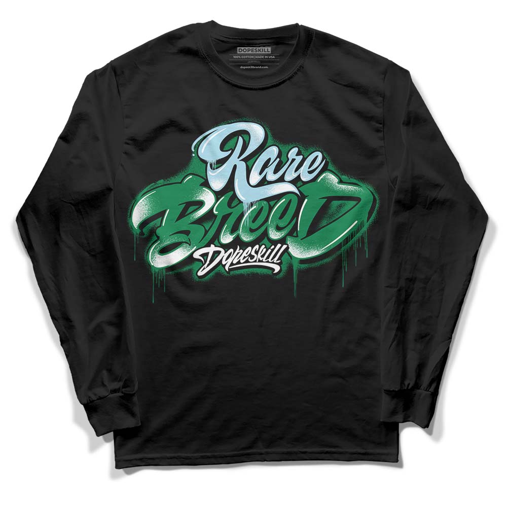 Jordan 5 “Lucky Green” DopeSkill Long Sleeve T-Shirt Rare Breed Type Graphic Streetwear - Black