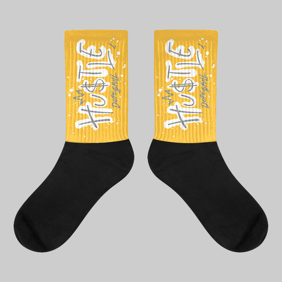 New Balance 9060 Varsity Gold (GS) DopeSkill Sublimated Socks Hustle Graphic Streetwear