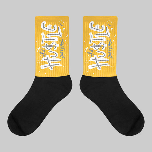 New Balance 9060 Varsity Gold (GS) DopeSkill Sublimated Socks Hustle Graphic Streetwear