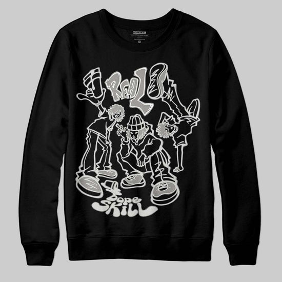 Jordan 3 Retro Pure Money DopeSkill Sweatshirt Real Y2K Players Graphic Streetwear - Black