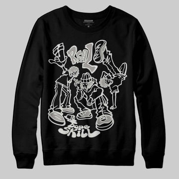 Jordan 3 Retro Pure Money DopeSkill Sweatshirt Real Y2K Players Graphic Streetwear - Black