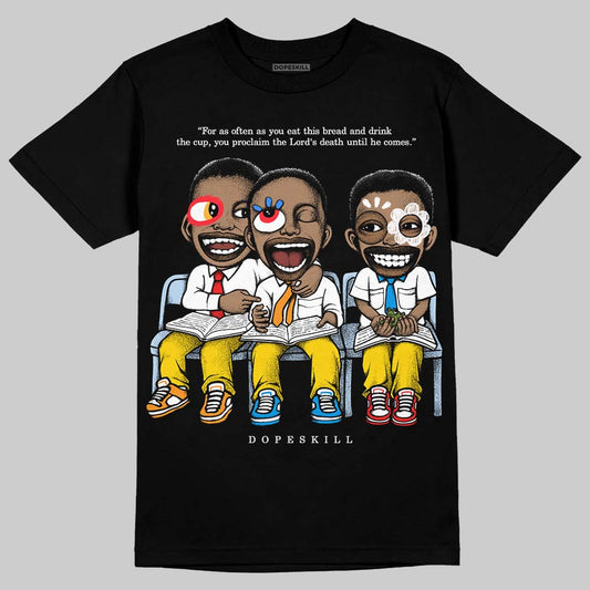 Jordan 6 “Yellow Ochre” DopeSkill T-Shirt First Sunday Graphic Streetwear - Black