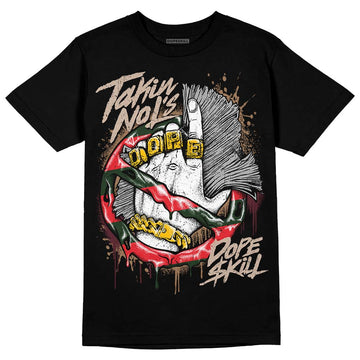 Dunk Low Freddy Krueger DopeSkill T-Shirt Takin No L's Graphic Streetwear - Black