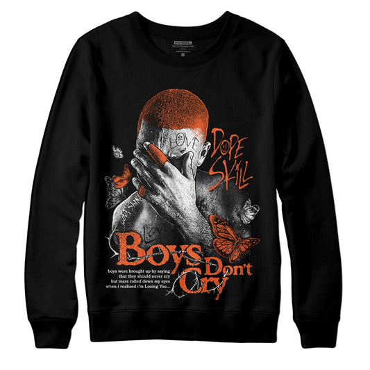 Jordan 3 Georgia Peach DopeSkill Sweatshirt Boys Don't Cry Graphic Streetwear - black