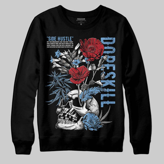 Jordan 12 Retro 'Melo' DopeSkill Sweatshirt Side Hustle Graphic Streetwear - black