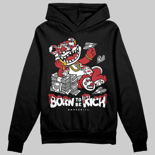 Jordan 8 Retro Bugs Bunny (2025) DopeSkill Hoodie Sweatshirt Born To Be Rich Graphic Streetwear - Black