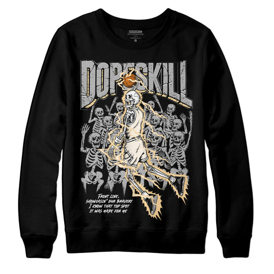 Jordan 3 “Off Noir” DopeSkill Sweatshirt Thunder Dunk Graphic Streetwear - Black