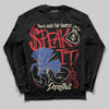 Jordan 4 “Rare Air” DopeSkill Long Sleeve T-Shirt Speak It Graphic Streetwear - Black