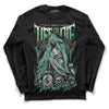 Jordan 1 High OG Green Glow DopeSkill Long Sleeve T-Shirt Life or Die Graphic Streetwear - Black