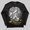 Yellow Sneakers DopeSkill Long Sleeve T-Shirt Money Longer Graphic Streetwear - Black