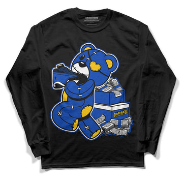 Jordan 14 “Laney” DopeSkill Long Sleeve T-Shirt Bear Steals Sneaker Graphic Streetwear - Black