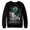 Jordan 1 High OG Green Glow DopeSkill Sweatshirt Show Me The Money Graphic Streetwear - Black