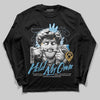 Jordan 4 Denim “Worn Blue” DopeSkill Long Sleeve T-Shirt In My Way Graphic Streetwear - Black