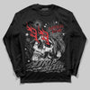 Jordan 10 Retro Shadow (2025) DopeSkill Long Sleeve T-Shirt Drip Season Graphic Streetwear - Black